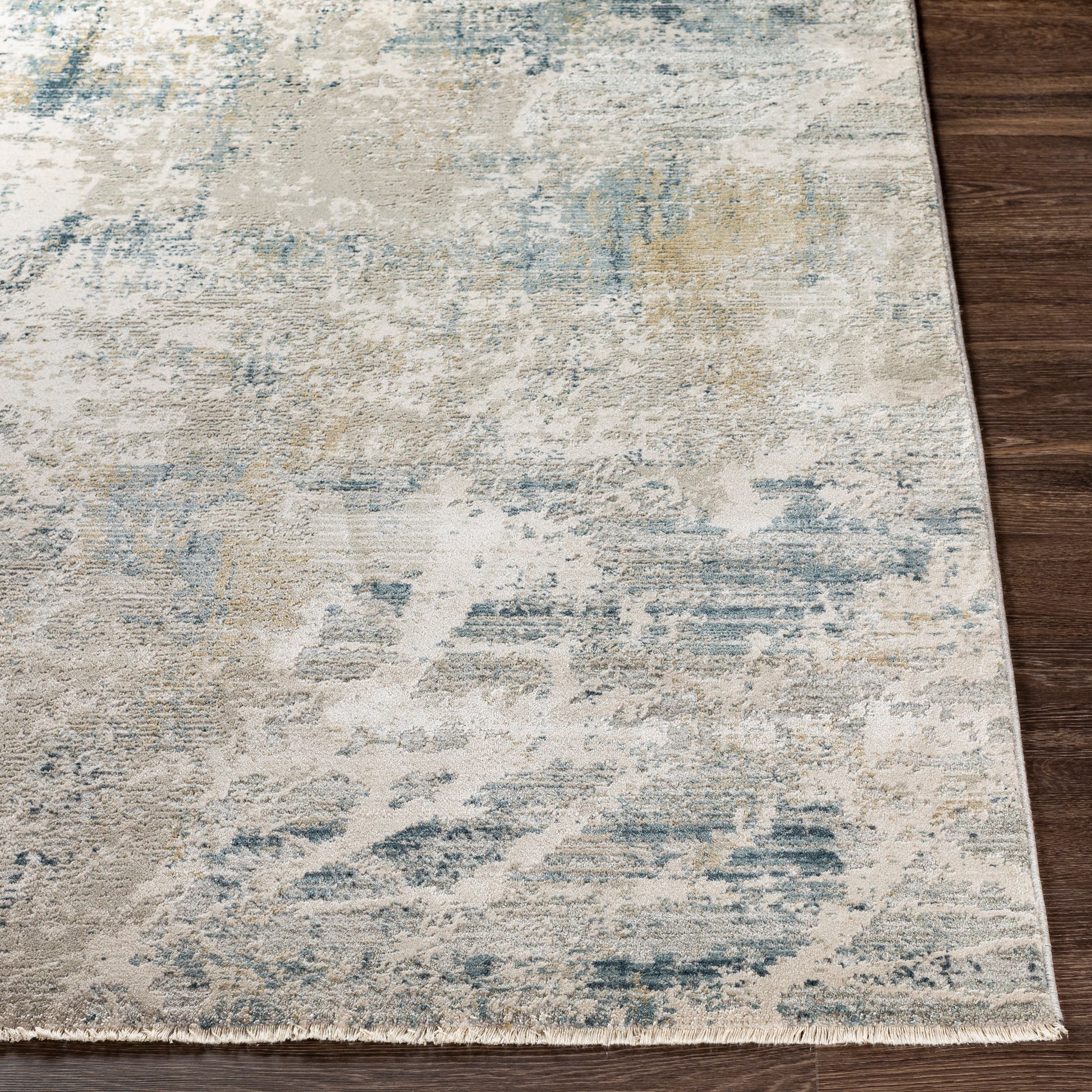 Surya Brunswick Bwk-2306 Ice Blue, Sage, Olive, Teal Area Rug