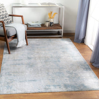 Surya Brunswick Bwk-2307 Sage, Light Gray, White, Ice Blue Area Rug