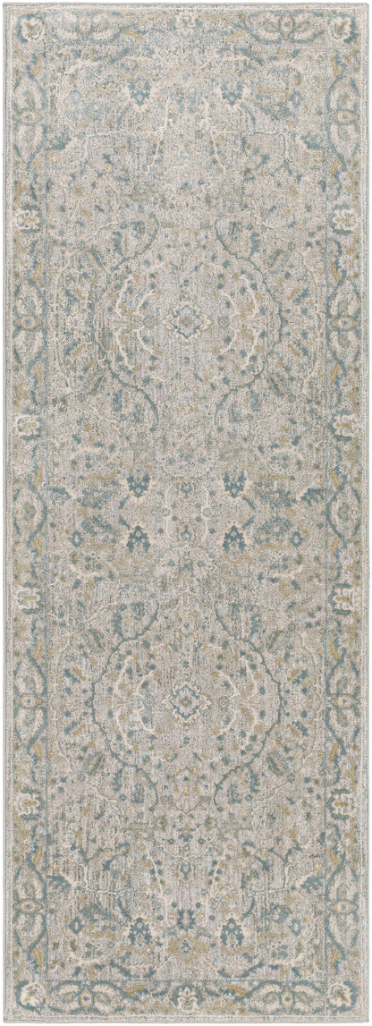 Surya Brunswick Bwk-2313 Beige, Khaki, Sage, Denim Area Rug