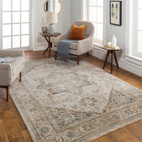 Surya Brunswick Bwk-2318 Dusty Sage, Charcoal Area Rug