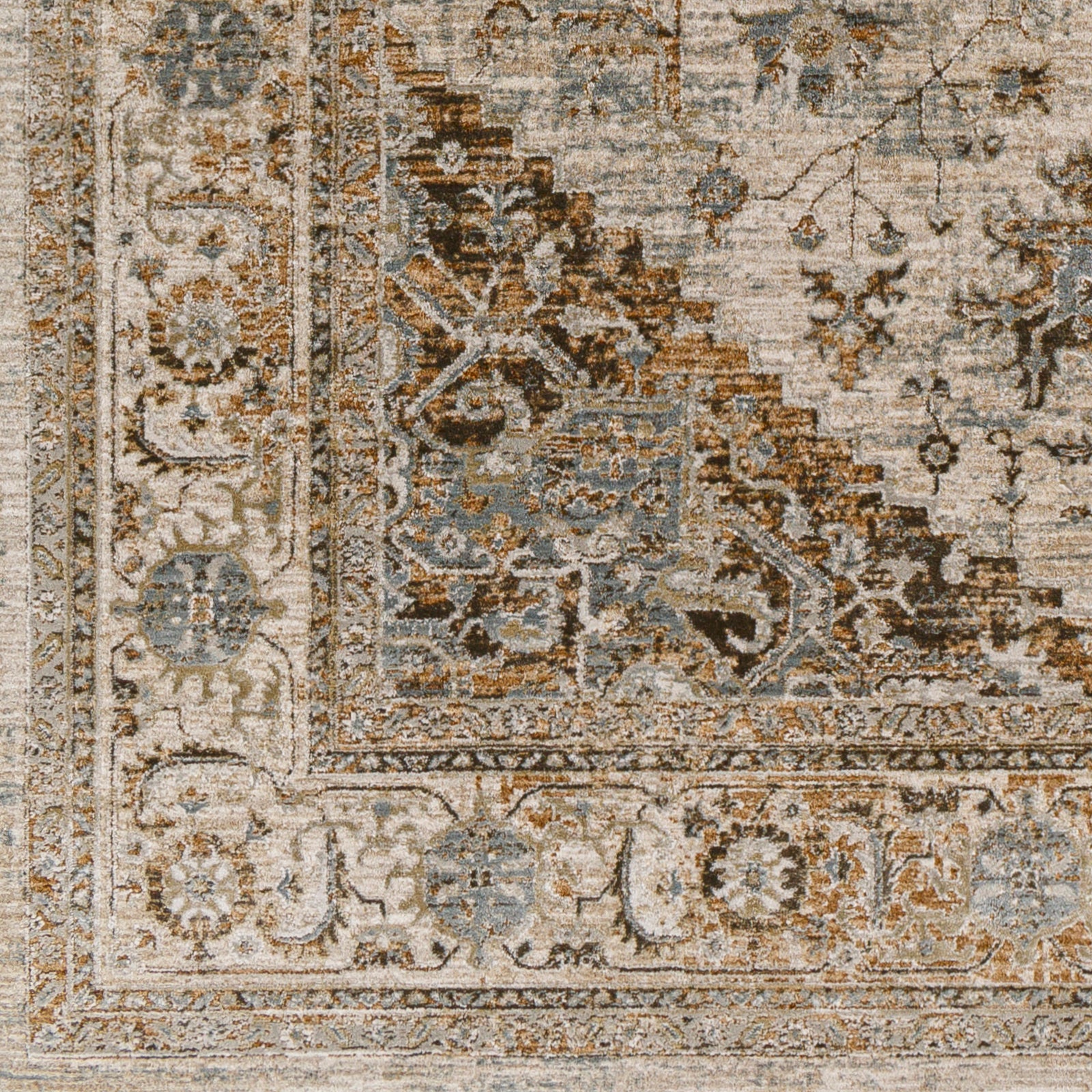 Surya Brunswick Bwk-2318 Dusty Sage, Charcoal Area Rug