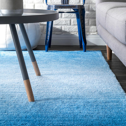 Nuloom Ombre Bernetta Nom1444A Blue Area Rug