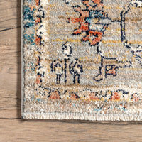 Nuloom Marley Cardinal Cartouche Nma2278A Beige Area Rug