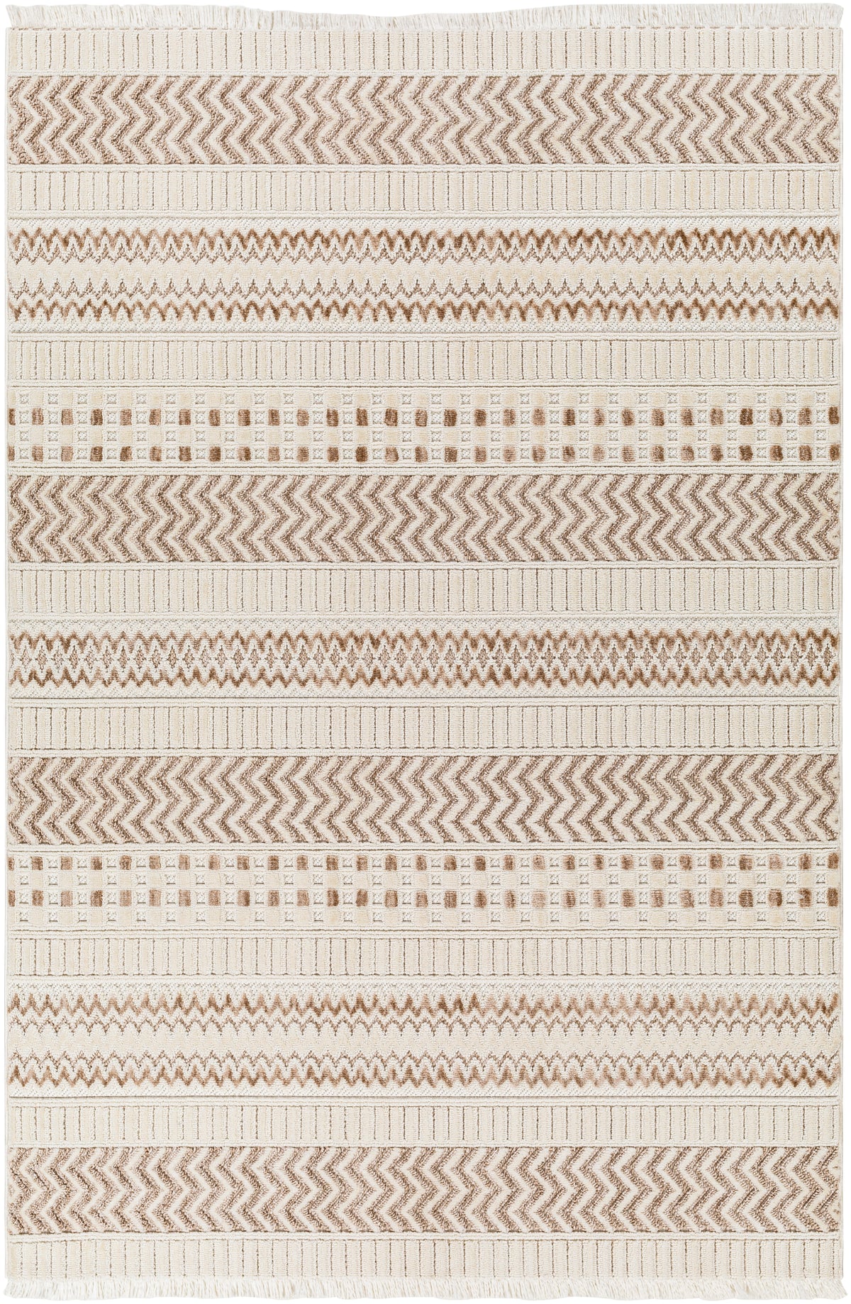 Surya Broadway Bwy-2302 Tan & Ivory Rug.