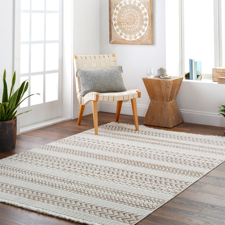 Surya Broadway Bwy-2302 Tan & Ivory Rug.