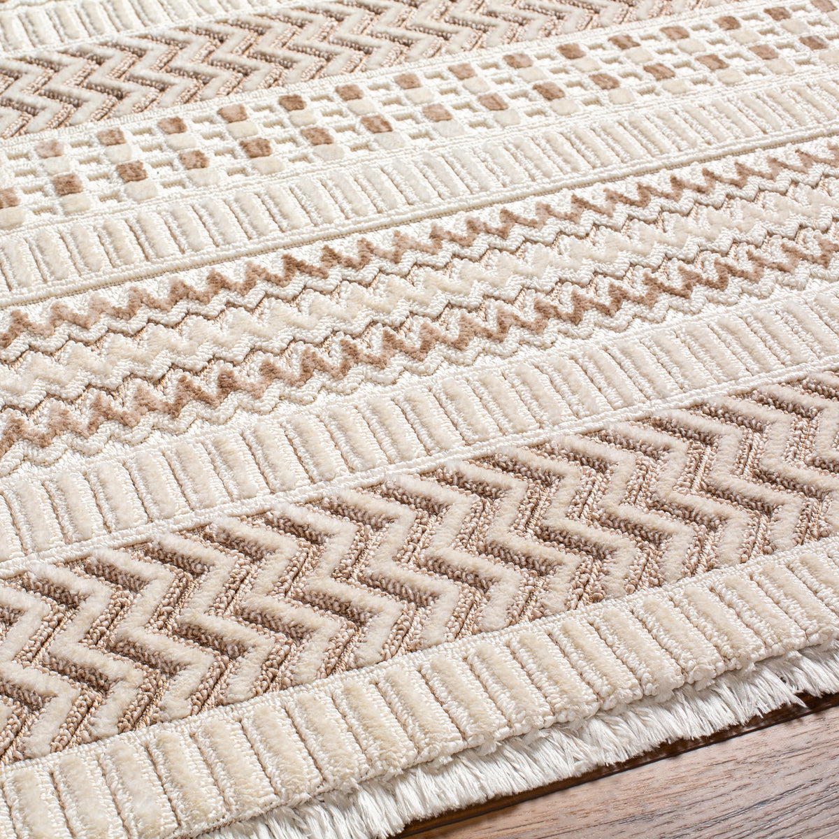 Surya Broadway Bwy-2302 Tan & Ivory Rug.