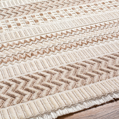 Surya Broadway Bwy-2302 Tan & Ivory Rug.