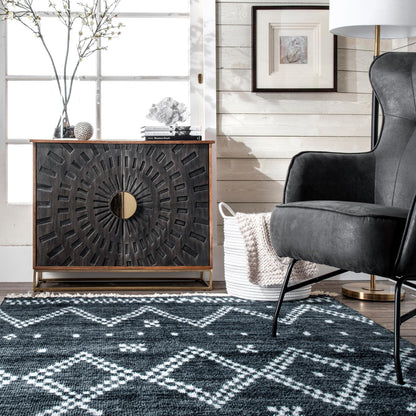 Nuloom Tracy Moroccan Ntr2524A Navy Area Rug