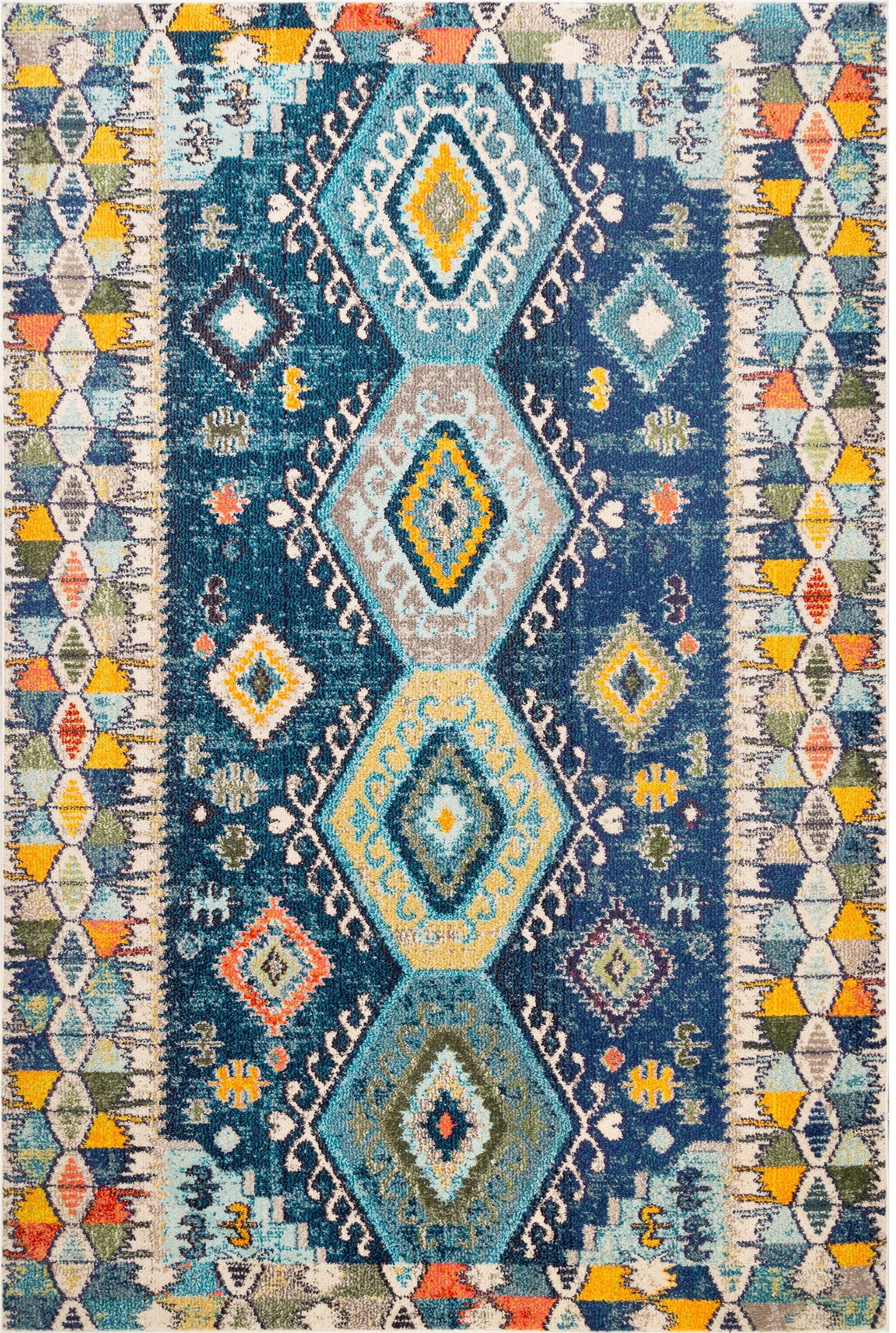 Nuloom Fiesta Charm Nfi2262B Blue Area Rug