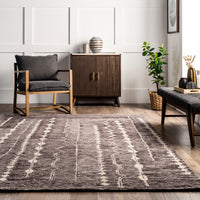 Nuloom Tera Tribal Bohemian Nte2784A Gray Area Rug