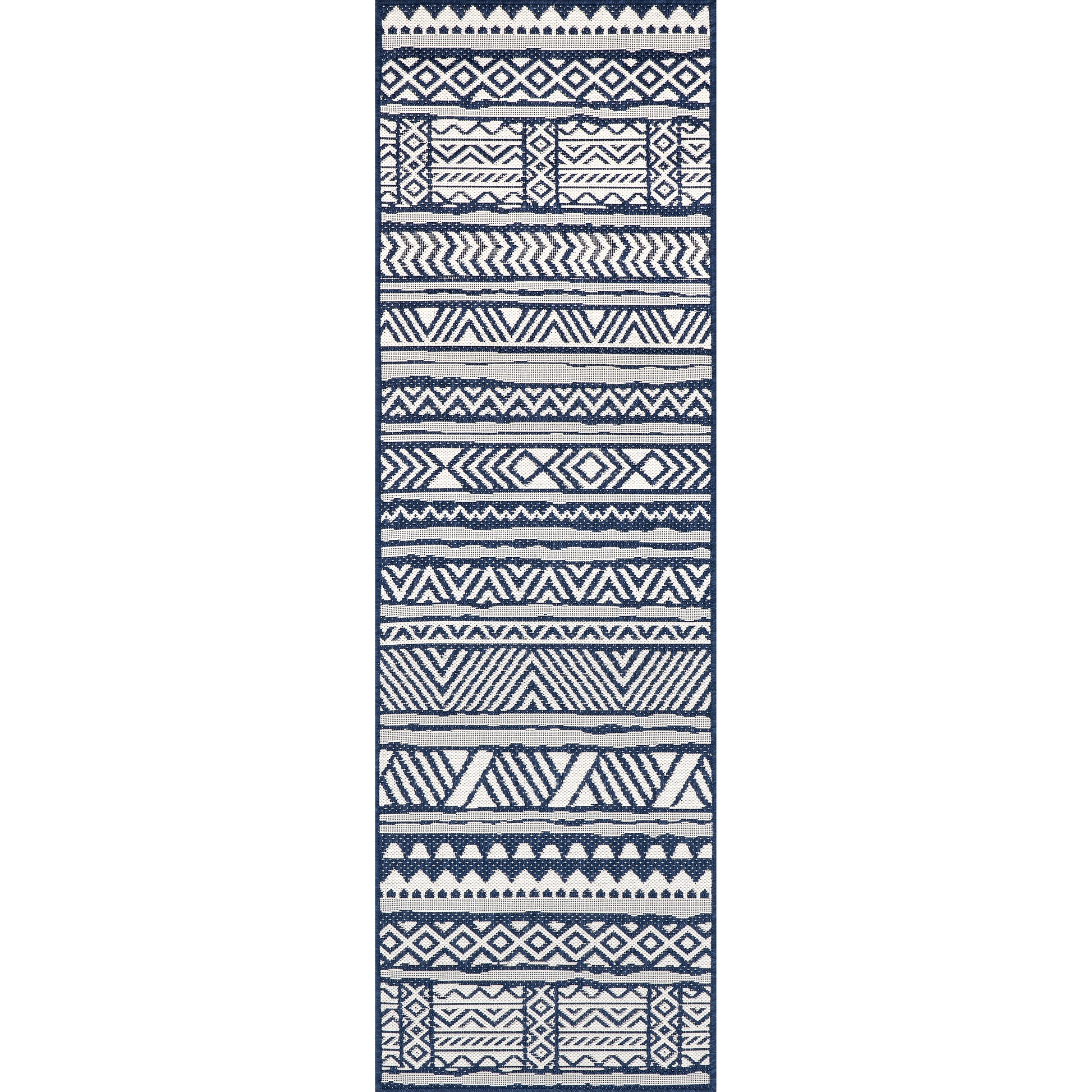 Nuloom Abbey Tribal Nab1799G Navy Area Rug