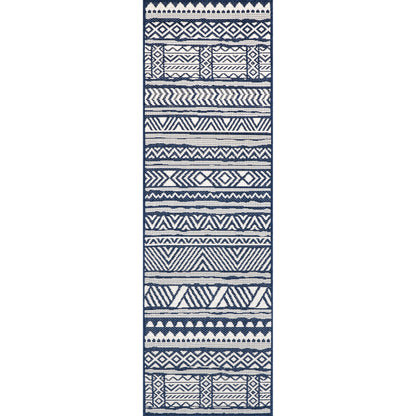 Nuloom Abbey Tribal Nab1799G Navy Area Rug