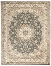 Nourison Living Treasures Li15 Grey / Ivory Area Rug