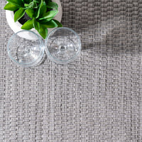 Nuloom Gris Contemporary Ngr2853B Gray Area Rug