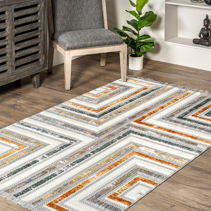 Nuloom Marguerite Patterned Nma1358A Light Gray Area Rug