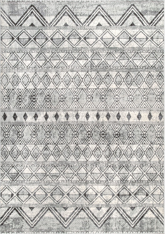 Nuloom Vintage Teresa Nvi3226A Gray Area Rug