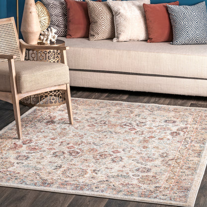 Nuloom Keira Oriental Grace Nke1911A Beige Area Rug