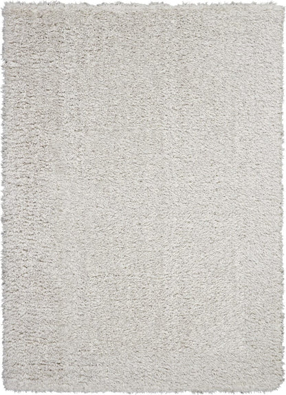 Nourison Luxe Shag Lxs01 Grey Shag Area Rug