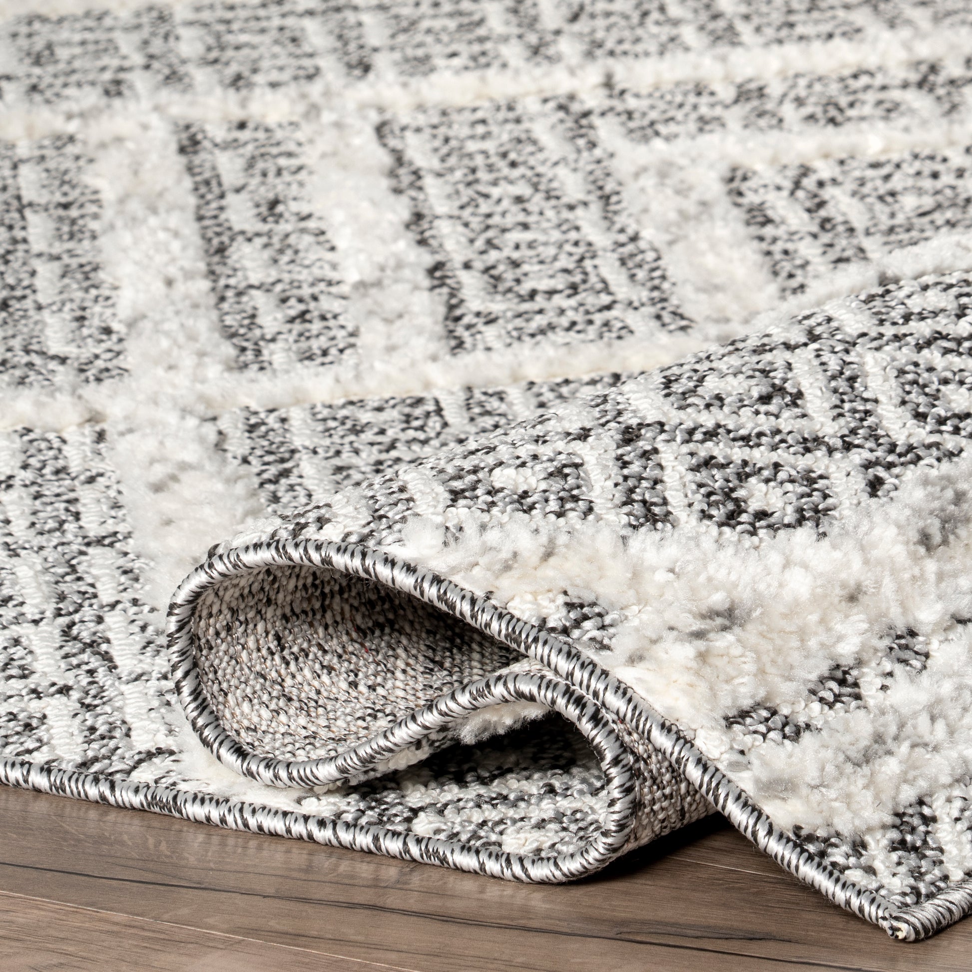 Nuloom Jannette Modern Textured Nja1703A Gray Area Rug