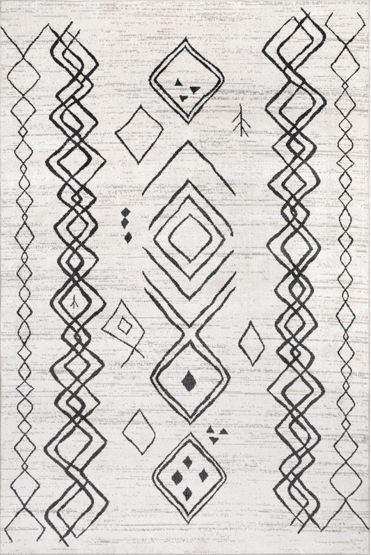 AreaRugs.com Wavaj Nwa1248A Gray Area Rug