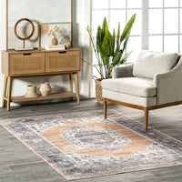 AreaRugs.com Wavaj Nwa1024A Rust Area Rug