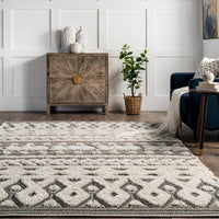 Nuloom Rebecca Textured Nre3003B Gray Area Rug