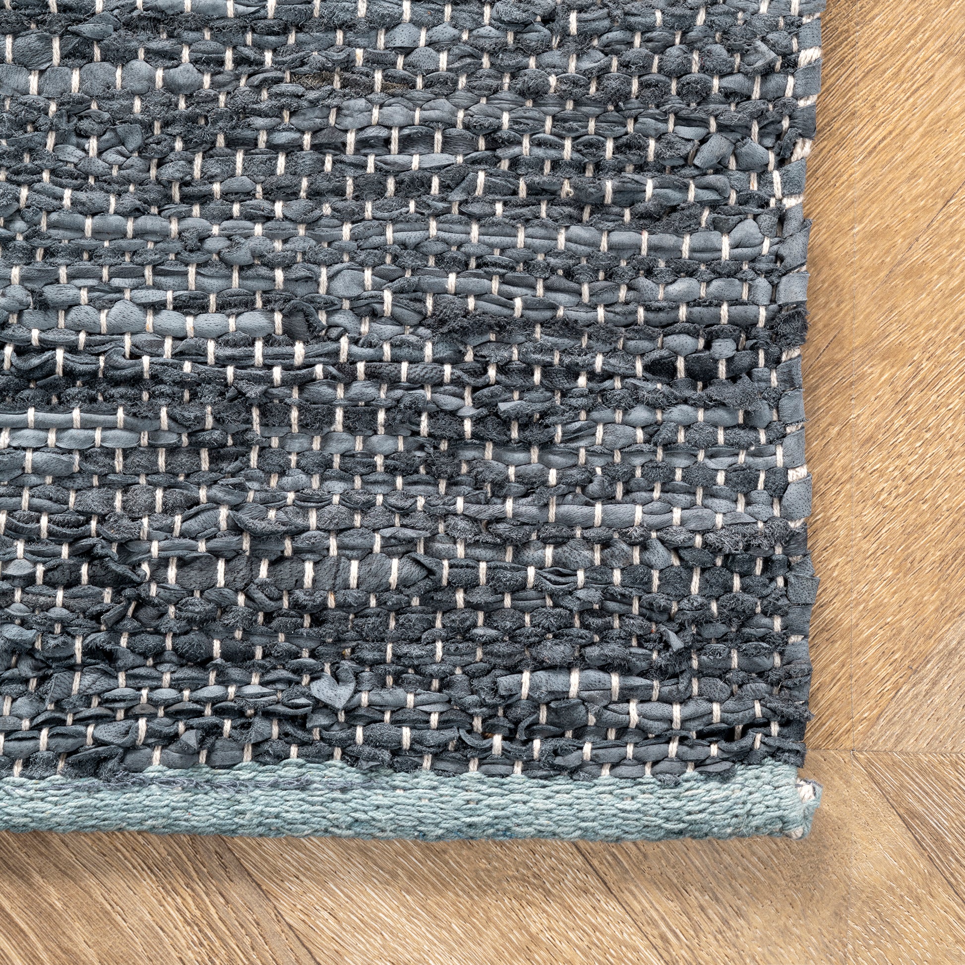 Nuloom Farren Leather Nfa1420A Gray Area Rug