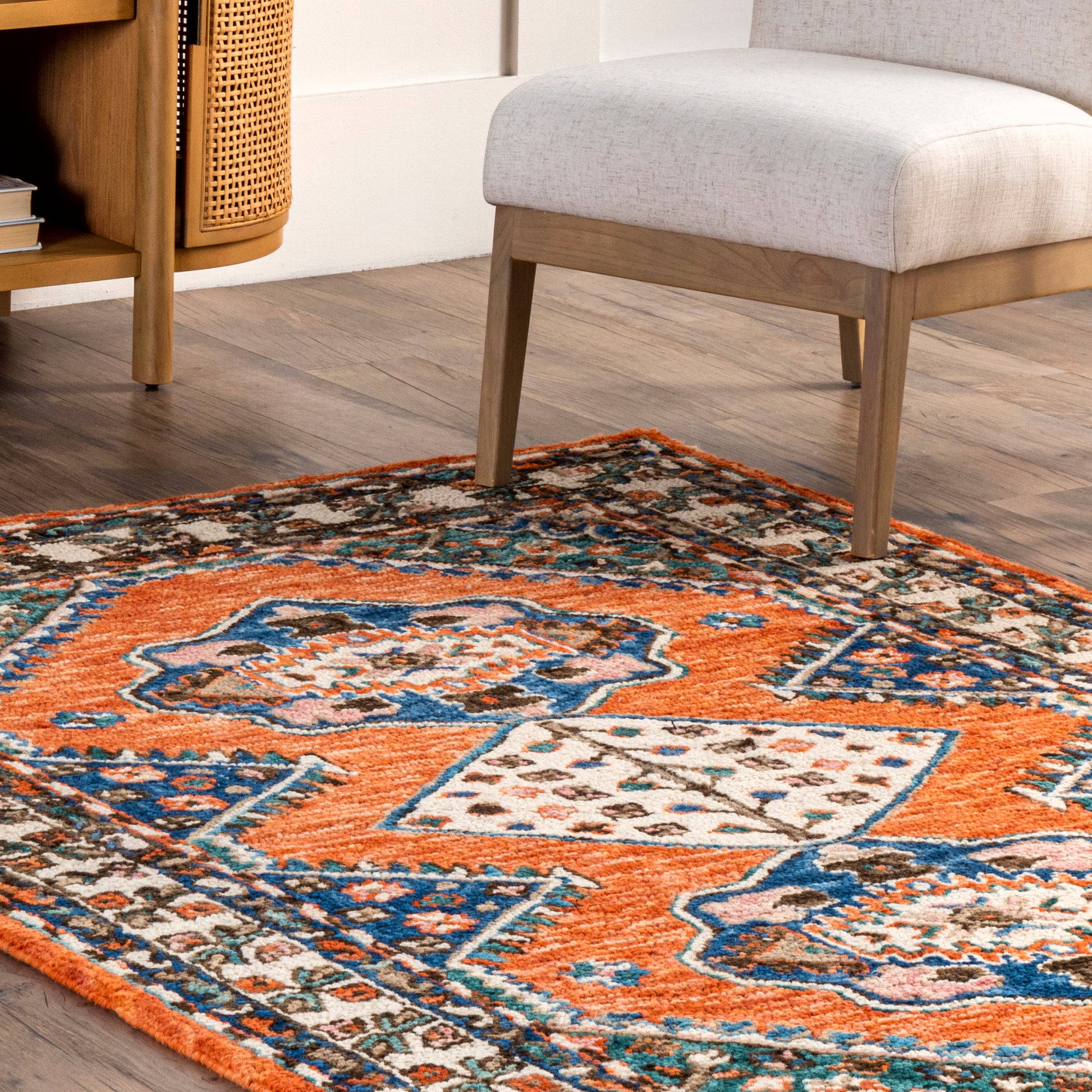 Nuloom Violet Tribal Nvi2587A Orange Area Rug