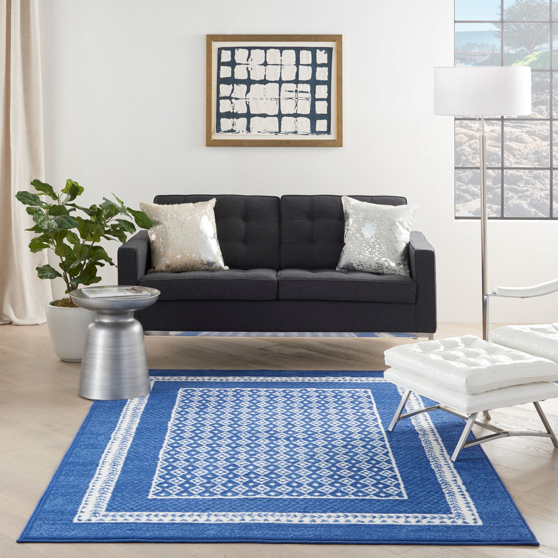 Nourison Whimsicle Whs13 Navy Area Rug