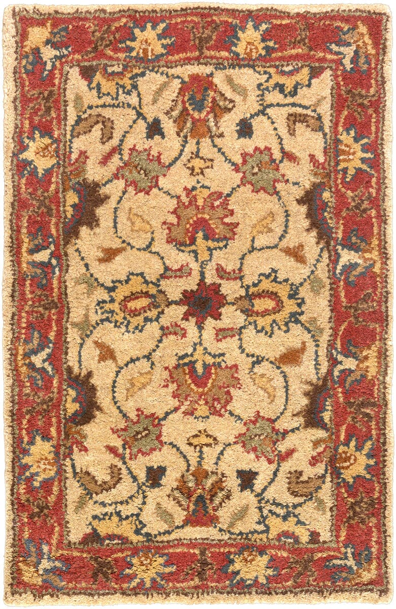 Surya Caesar Cae-1001 Camel, Burnt Orange, Dark Brown Area Rug