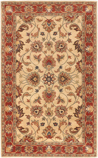 Surya Caesar Cae-1001 Camel, Burnt Orange, Dark Brown Area Rug