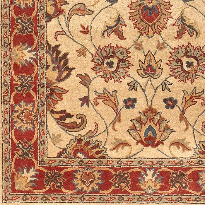 Surya Caesar Cae-1001 Camel, Burnt Orange, Dark Brown Area Rug