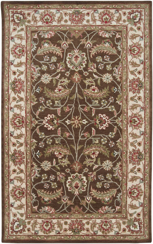 Surya Caesar cae-1003 Chocolate / Forest / Beige Area Rug