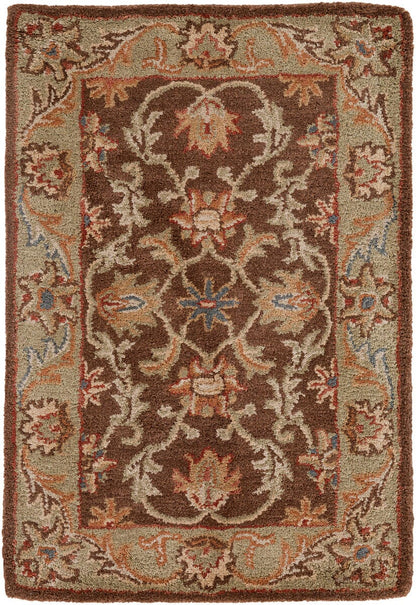 Surya Caesar cae-1009 Chocolate / Rust / Sage / Beige Area Rug