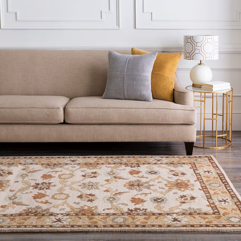 Surya Caesar cae-1010 Beige / Tan / Gold / Black Area Rug