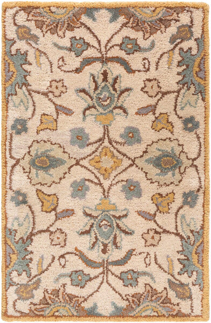 Surya Caesar cae-1012 Beige / Gold / Light Blue Area Rug