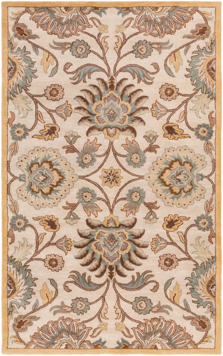 Surya Caesar cae-1012 Beige / Gold / Light Blue Area Rug