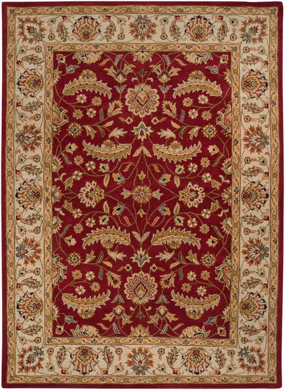 Surya Caesar cae-1022 Red / Ivory / Gold / Green Area Rug