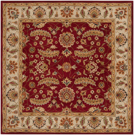 Surya Caesar cae-1022 Red / Ivory / Gold / Green Rugs.