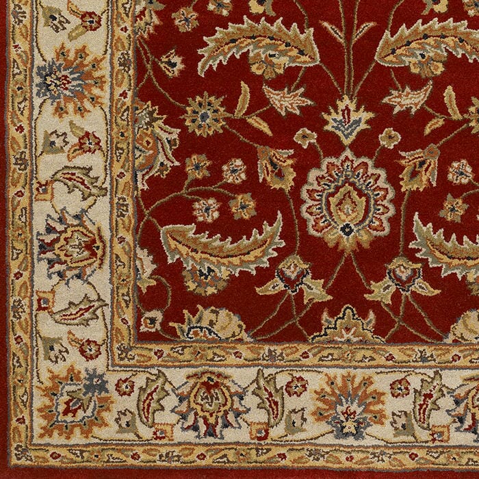 Surya Caesar cae-1022 Red / Ivory / Gold / Green Area Rug