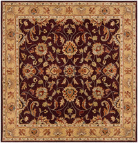 Surya Caesar Cae-1024 Burgundy, Khaki, Dark Red, Camel Area Rug