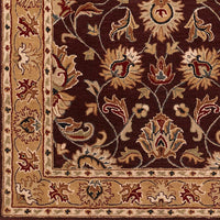 Surya Caesar Cae-1024 Burgundy, Khaki, Dark Red, Camel Area Rug