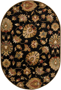 Surya Caesar cae-1027 Black / Brown / Gold / Red Area Rug