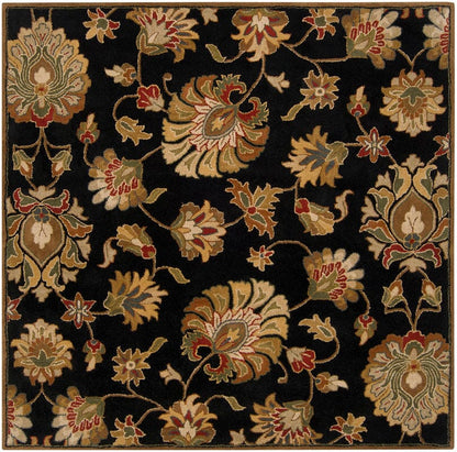 Surya Caesar cae-1027 Black / Brown / Gold / Red Area Rug