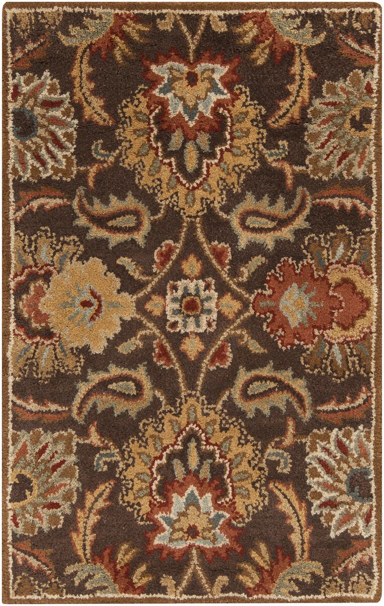 Surya Caesar cae-1028 Chocolate / Golden Brown / Gold Area Rug