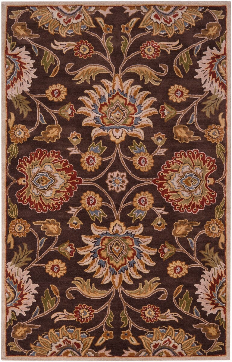 Surya Caesar cae-1051 Chocolate / Brown / Gold Area Rug