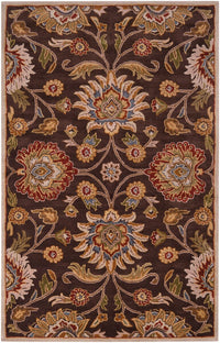 Surya Caesar cae-1051 Chocolate / Brown / Gold Area Rug