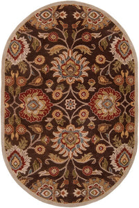 Surya Caesar cae-1051 Chocolate / Brown / Gold Area Rug