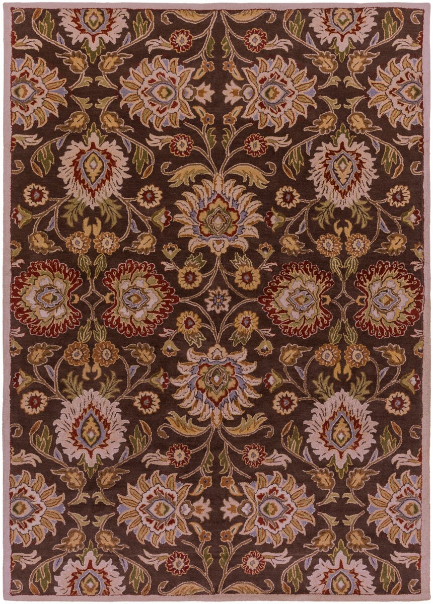 Surya Caesar cae-1051 Chocolate / Brown / Gold Area Rug