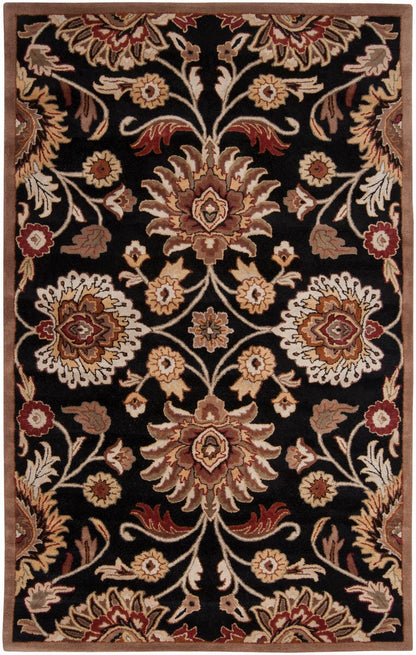 Surya Caesar cae-1053 Maroon / Red Clay / Jet Black Area Rug